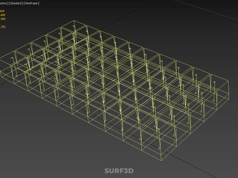 ПОДЛОК ИЗ МИНЕРАЛЬНОЙ ВАТЫ ГИДРОПОННЫЙ АЭРОПОННЫЙ ЗАПУСК ПОСЕВА 3D Модель