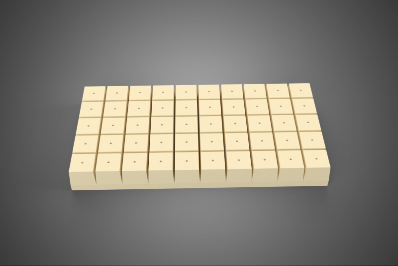 СТАНДАРТНЫЙ ПОДДОН ДЛЯ ЗАВОДА ROCKWOOL ROCKSTONE FOAM ГУБКА СРЕДНИЙ 3D Модель .c4d .max .obj .3ds .fbx .stl .blend 