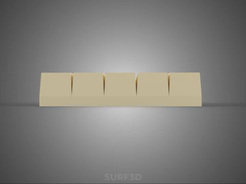 СТАНДАРТНЫЙ ПОДДОН ДЛЯ ЗАВОДА ROCKWOOL ROCKSTONE FOAM ГУБКА СРЕДНИЙ 3D Модель