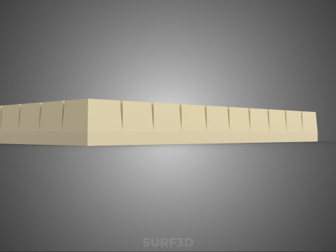 СТАНДАРТНЫЙ ПОДДОН ДЛЯ ЗАВОДА ROCKWOOL ROCKSTONE FOAM ГУБКА СРЕДНИЙ 3D Модель