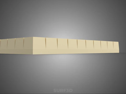 СТАНДАРТНЫЙ ПОДДОН ДЛЯ ЗАВОДА ROCKWOOL ROCKSTONE FOAM ГУБКА СРЕДНИЙ 3D Модель