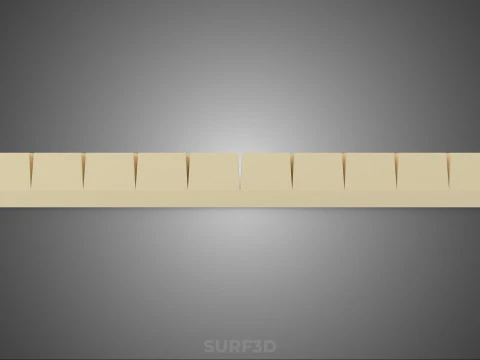 СТАНДАРТНЫЙ ПОДДОН ДЛЯ ЗАВОДА ROCKWOOL ROCKSTONE FOAM ГУБКА СРЕДНИЙ 3D Модель