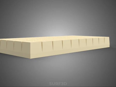 СТАНДАРТНЫЙ ПОДДОН ДЛЯ ЗАВОДА ROCKWOOL ROCKSTONE FOAM ГУБКА СРЕДНИЙ 3D Модель