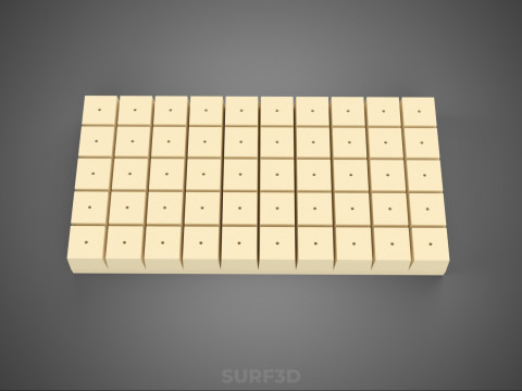 СТАНДАРТНЫЙ ПОДДОН ДЛЯ ЗАВОДА ROCKWOOL ROCKSTONE FOAM ГУБКА СРЕДНИЙ 3D Модель