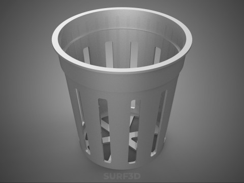 STANDARD-SCHLITZEIMER NET POT CUP MEDIUM GROW PLANT HYDROPONIC 3D Modell