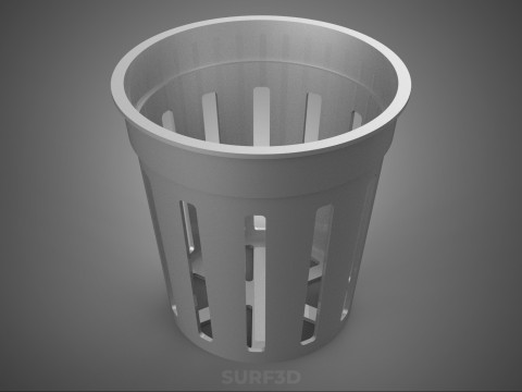STANDARD-SCHLITZEIMER NET POT CUP MEDIUM GROW PLANT HYDROPONIC 3D Modell