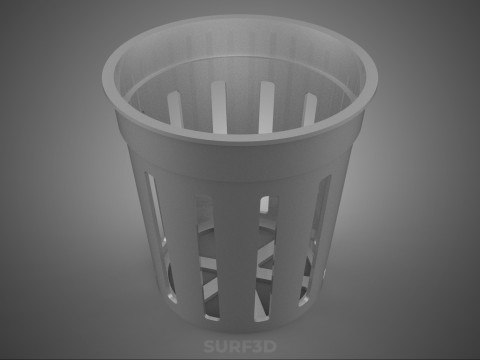 STANDARD-SCHLITZEIMER NET POT CUP MEDIUM GROW PLANT HYDROPONIC 3D Modell