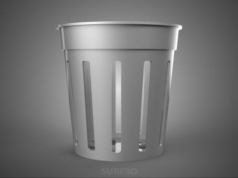 STANDARD-SCHLITZEIMER NET POT CUP MEDIUM GROW PLANT HYDROPONIC 3D Modell