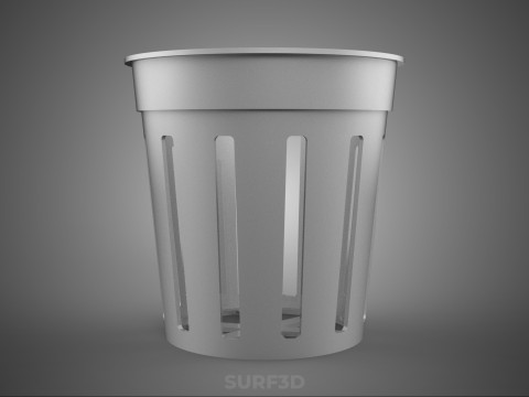 STANDARD-SCHLITZEIMER NET POT CUP MEDIUM GROW PLANT HYDROPONIC 3D Modell