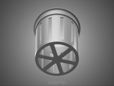 STANDARD-SCHLITZEIMER NET POT CUP MEDIUM GROW PLANT HYDROPONIC 3D Modell