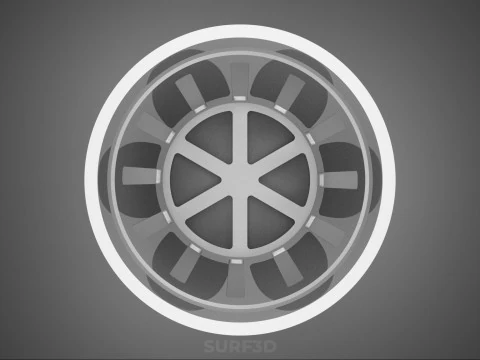 СТАНДАРТНОЕ ВЕДРО С ПРОРЕЗЬМИ, СЕТКА ДЛЯ ГОРШКА, ЧАШКА, СРЕДНЕРАСТНОЕ РАСТЕНИЕ, ГИДРОПОНИЧЕСКОЕ 3D Модель