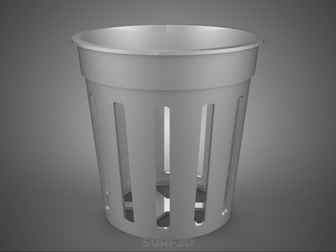 STANDARD-SCHLITZEIMER NET POT CUP MEDIUM GROW PLANT HYDROPONIC 3D Modell