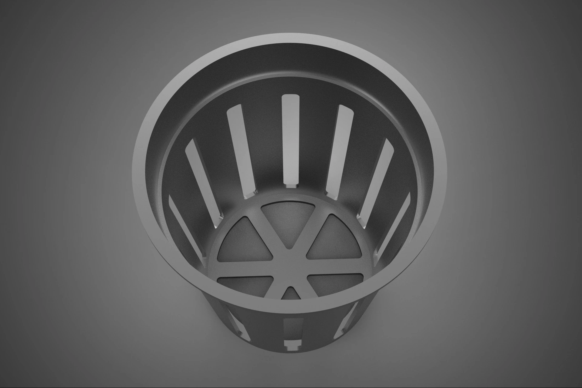 HYDROPONIC AEROPONIC NET POT CUP PLASTIC MESH PLANT BASKET CROP 3D Model .c4d .max .obj .3ds .fbx .stl .blend 