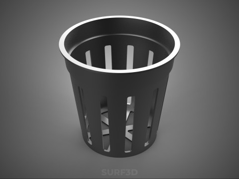 수경 에어로포닉 네트 냄비 컵 플라스틱 메쉬 플랜트 바구니 작물 3D 모델