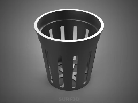 HYDROPONIC AEROPONIC NET POT CUP PLASTIC MESH PLANT BASKET CROP 3D Model
