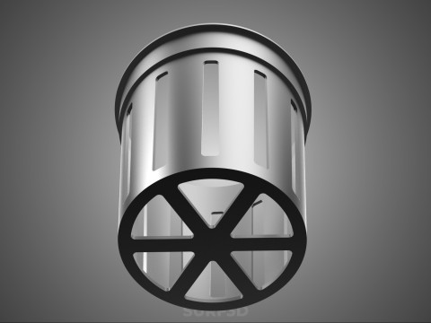 수경 에어로포닉 네트 냄비 컵 플라스틱 메쉬 플랜트 바구니 작물 3D 모델