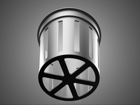 수경 에어로포닉 네트 냄비 컵 플라스틱 메쉬 플랜트 바구니 작물 3D 모델