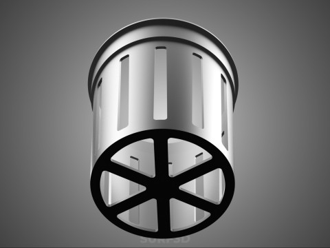 수경 에어로포닉 네트 냄비 컵 플라스틱 메쉬 플랜트 바구니 작물 3D 모델