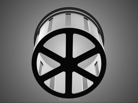 수경 에어로포닉 네트 냄비 컵 플라스틱 메쉬 플랜트 바구니 작물 3D 모델