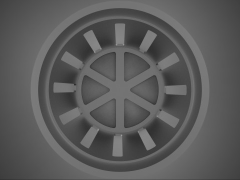 수경 에어로포닉 네트 냄비 컵 플라스틱 메쉬 플랜트 바구니 작물 3D 모델