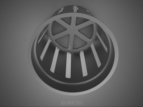 수경 에어로포닉 네트 냄비 컵 플라스틱 메쉬 플랜트 바구니 작물 3D 모델