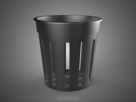 수경 에어로포닉 네트 냄비 컵 플라스틱 메쉬 플랜트 바구니 작물 3D 모델