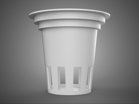 NETPOT NETCUP ROOT DRAINAGE INDOOR BASKET PLANT DUTCH BUCKET POT 3D Modell