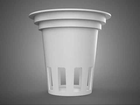 NETPOT NETCUP ROOT DRAINAGE INDOOR BASKET PLANT DUTCH BUCKET POT 3D Modell