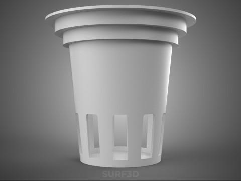 NETPOT NETCUP ROOT DRAINAGE INDOOR BASKET PLANT DUTCH BUCKET POT 3D Modell