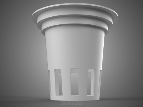 NETPOT NETCUP ROOT DRAINAGE INDOOR BASKET PLANT DUTCH BUCKET POT 3D Modell