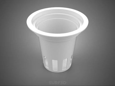 NETPOT NETCUP ROOT DRAINAGE INDOOR BASKET PLANT DUTCH BUCKET POT 3D Model