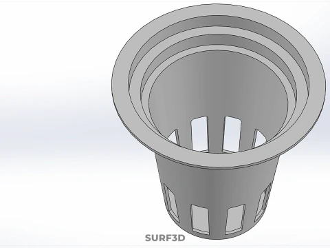 NETPOT NETCUP ROOT DRAINAGE INDOOR BASKET PLANT DUTCH BUCKET POT 3D Model
