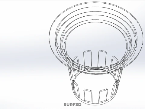 NETPOT NETCUP ROOT DRAINAGE INDOOR BASKET PLANT DUTCH BUCKET POT 3D Model