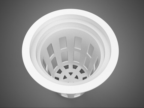 NET POT PANIER MAILLE SEAU TASSE RACINE PLANTE SOL MOINS CULTURE Modèle 3D