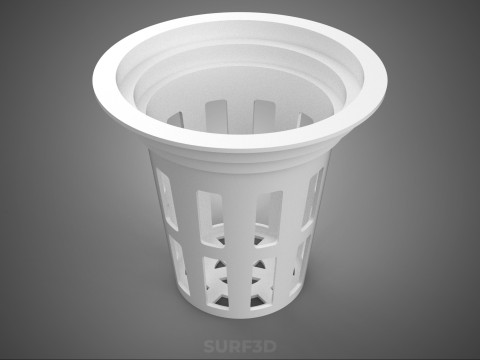 NET POT PANIER MAILLE SEAU TASSE RACINE PLANTE SOL MOINS CULTURE Modèle 3D