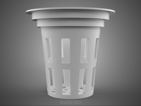 NET POT PANIER MAILLE SEAU TASSE RACINE PLANTE SOL MOINS CULTURE Modèle 3D