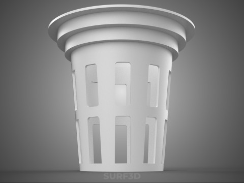 NET POT PANIER MAILLE SEAU TASSE RACINE PLANTE SOL MOINS CULTURE Modèle 3D