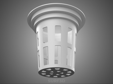 NET POT PANIER MAILLE SEAU TASSE RACINE PLANTE SOL MOINS CULTURE Modèle 3D