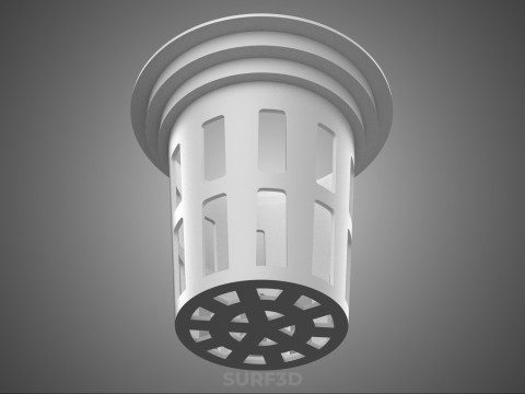 NET POT PANIER MAILLE SEAU TASSE RACINE PLANTE SOL MOINS CULTURE Modèle 3D