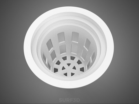 NET POT PANIER MAILLE SEAU TASSE RACINE PLANTE SOL MOINS CULTURE Modèle 3D