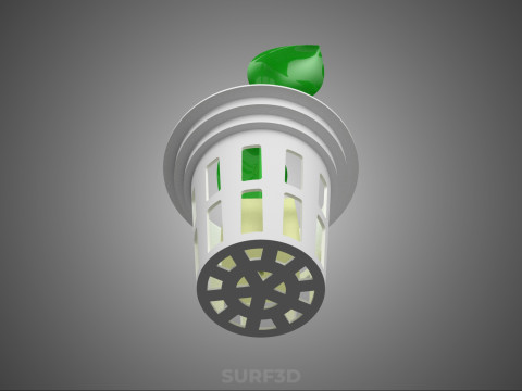 HYDROPONIC SEEDLING NET POT PLANT SOIL LESS SPONGE MEDIUM SPROUT 3D Model