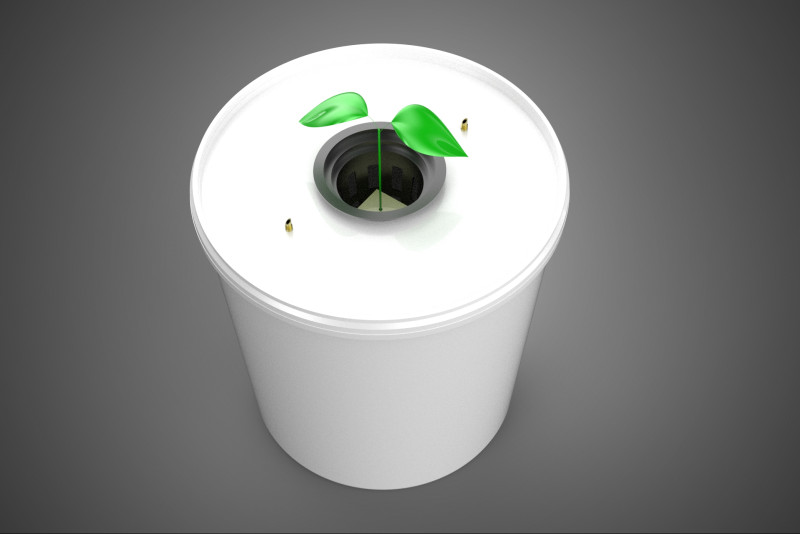 DUTCH BUCKET HYDROPONIC NET POT SETUP SYSTEM PLANT GARDENING KIT 3D Model .c4d .max .obj .3ds .fbx .stl .blend