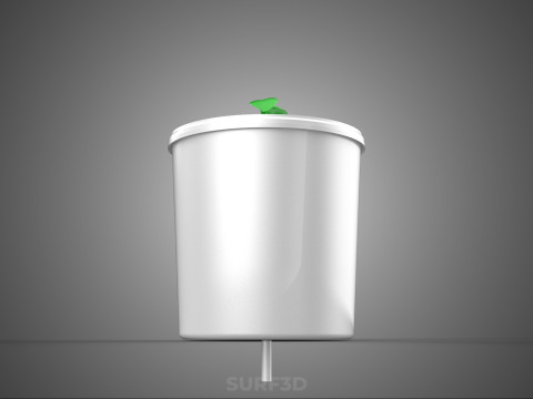 DUTCH BUCKET HYDROPONIC NET POT SETUP SYSTEM PLANT GARDENING KIT 3D Model