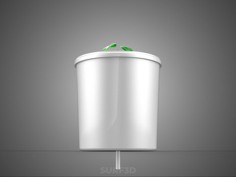 DUTCH BUCKET HYDROPONIC NET POT SETUP SYSTEM PLANT GARDENING KIT 3D Model