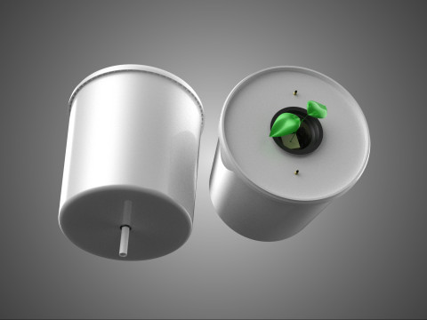 SISTEM POT JARING BUCKET BELANDA TANAMAN HIDROPONIK AEROPONIK TANPA TANAH Model 3D