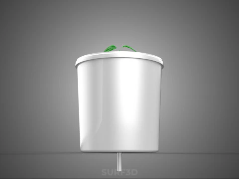 DUTCH BUCKET NET POT SYSTEM PLANT HYDROPONIC AEROPONIC SOILESS 3D Model