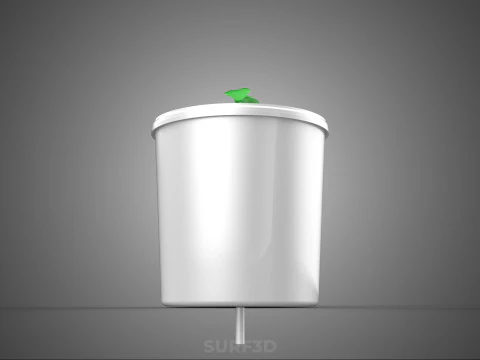DUTCH BUCKET NET POT SYSTEM PLANT HYDROPONIC AEROPONIC SOILESS 3D Model