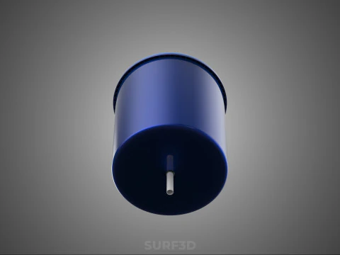 DUTCH BUCKET PLANT VEGETABLE FRUIT ORGANIC HYDROPONIC FARMING 3D Model