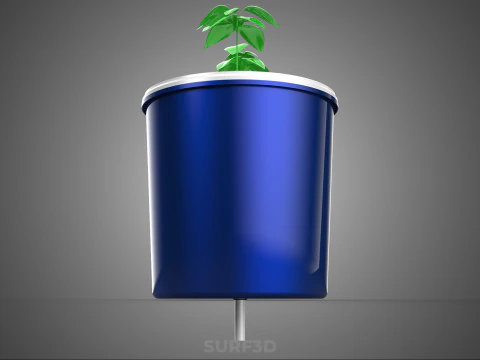 HYDROPONIC VEGETABLES FRUITS DUAL DUTCH BUCKET CHAMBER PLANT DIY 3D Model