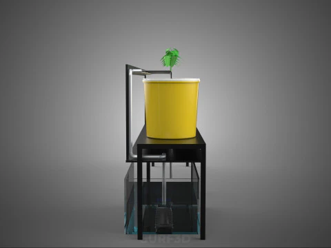 INDOOR HYDROPONIC SEEDLING PLANT PROPAGATION SYSTEM BATO FARM 3D Model